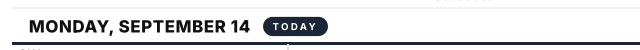 The TODAY badge next to the date