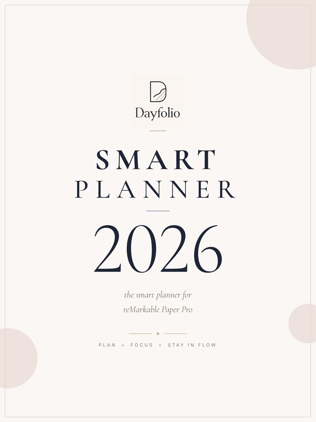 The planner cover